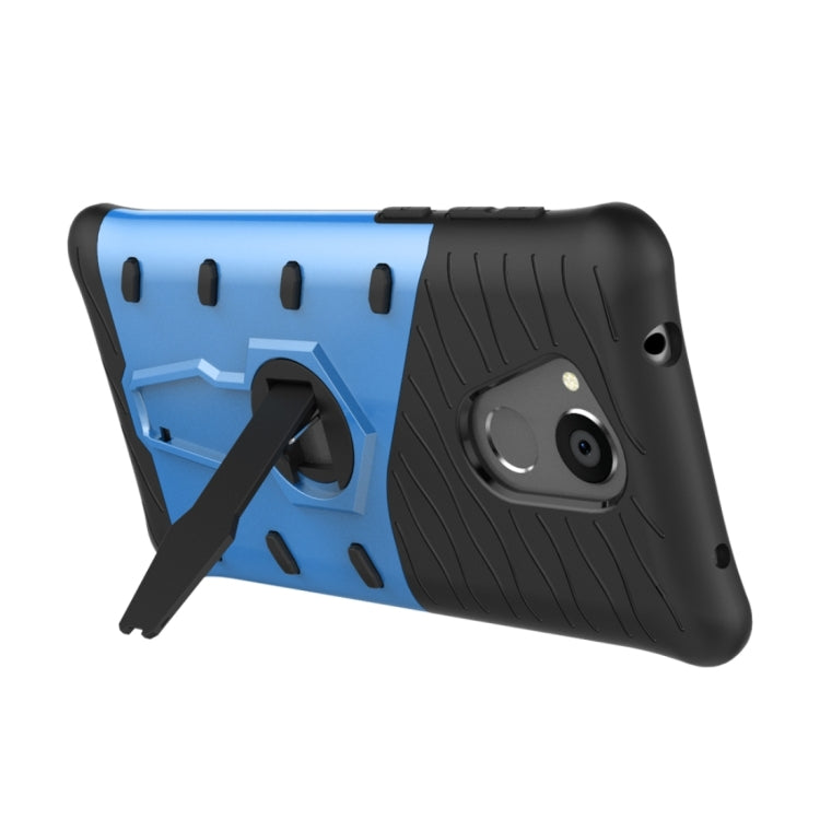 For Huawei  Honor 6C Shock-Resistant 360 Degree Spin Sniper Hybrid cover TPU + PC Combination Case with Holder