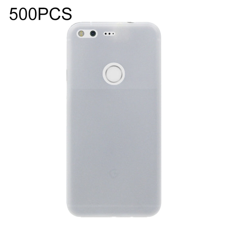 500 PCS for Google Pixel XL Translucent Ultra Thin Protective Case