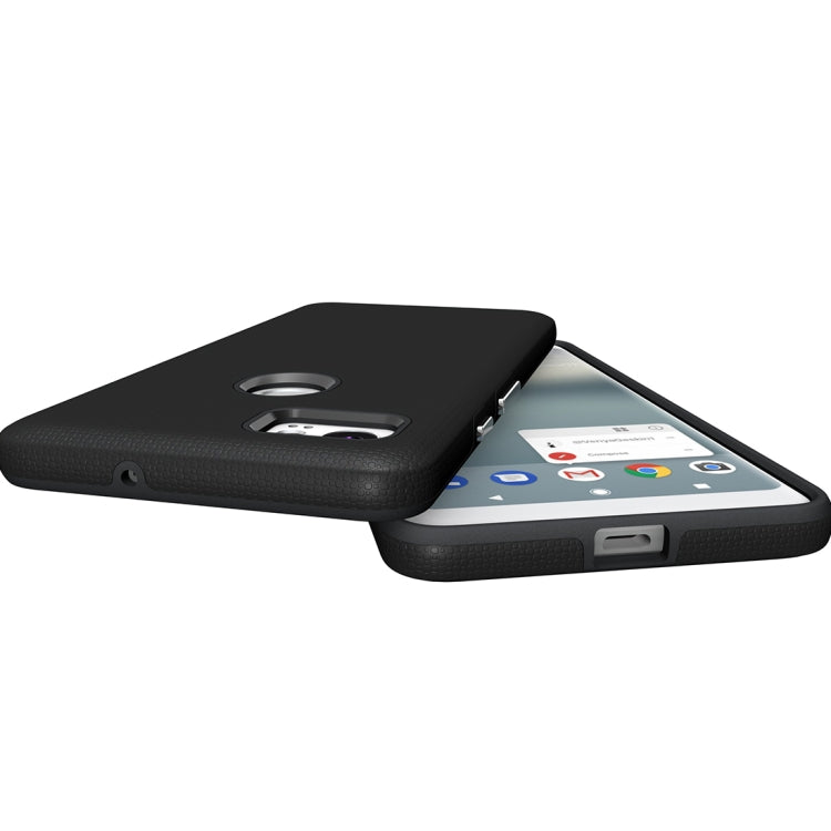 For Google Pixel 2 XL Anti-slip Armor Texture TPU + PC Protective Case Back Cover Shell