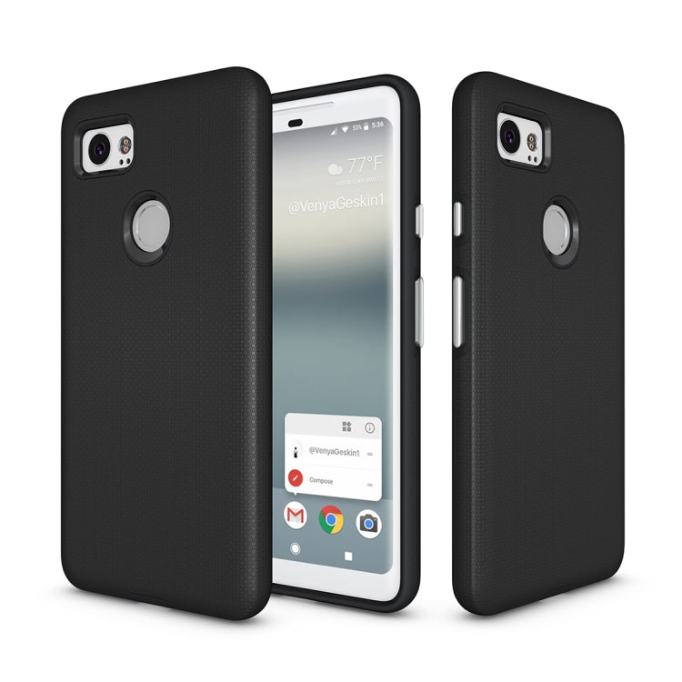 For Google Pixel 2 XL Anti-slip Armor Texture TPU + PC Protective Case Back Cover Shell