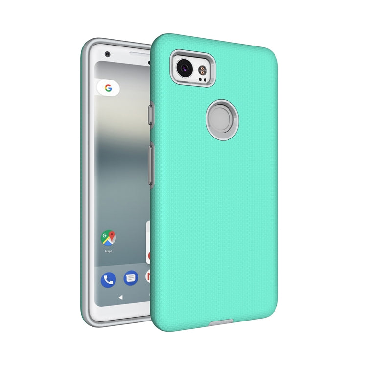 For Google Pixel 2 XL Anti-slip Armor Texture TPU + PC Protective Case Back Cover Shell