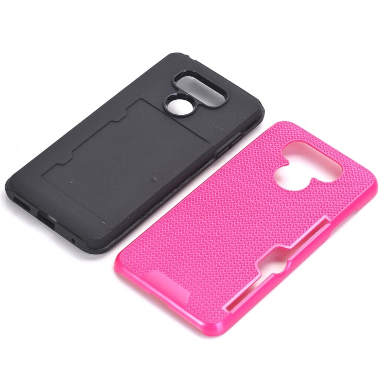 For LG G5 Dream Network Dropproof Protective Back Cover Case with Card Slots