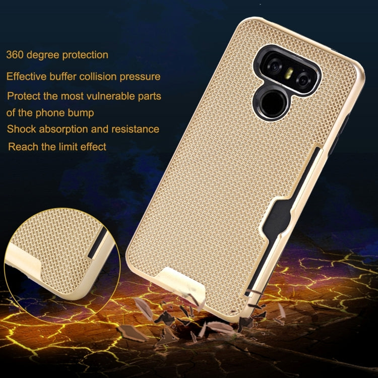 For LG G6 Dream Network Dropproof Protective Back Cover Case with Card Slots