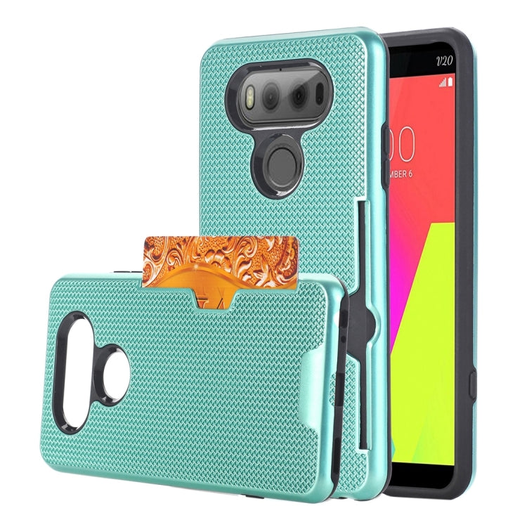 For LG V20 Dream Network Dropproof Protective Back Cover Case with Card Slots