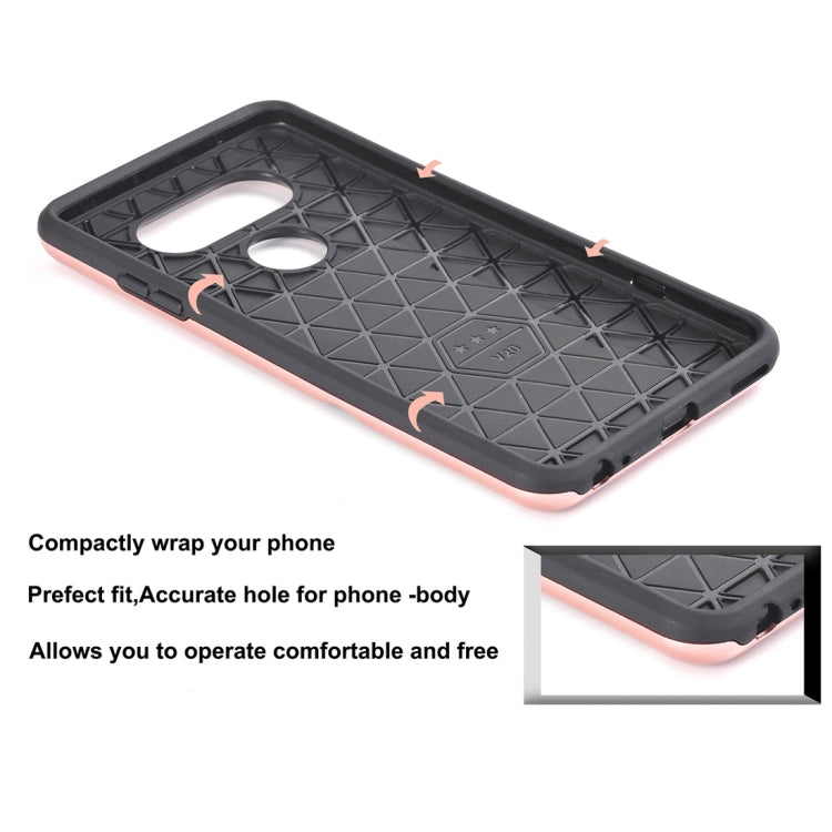 For LG V20 Dream Network Dropproof Protective Back Cover Case with Card Slots