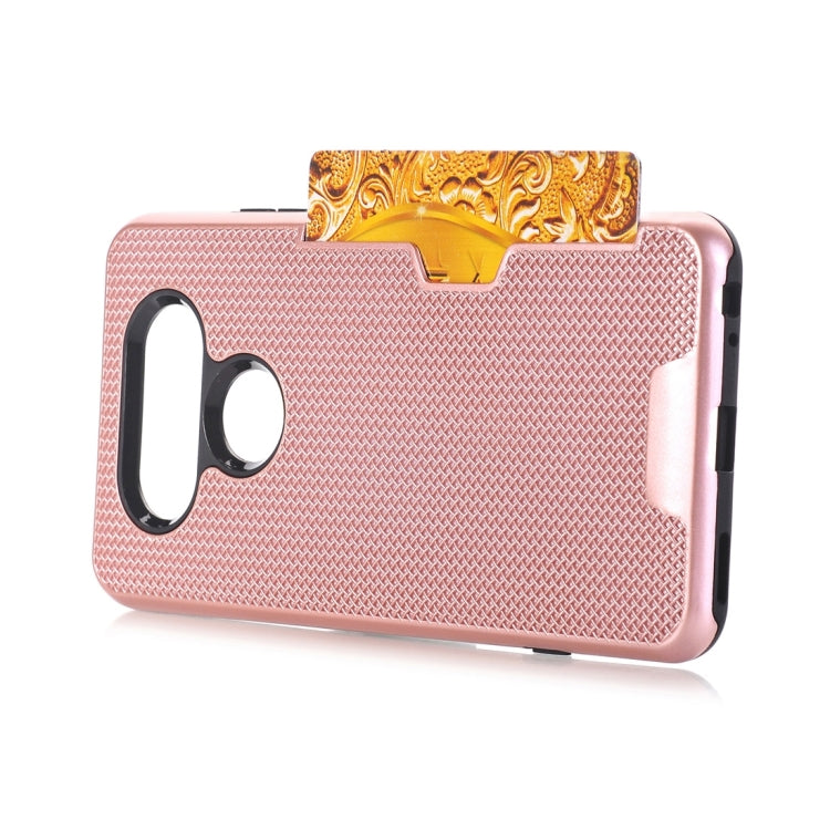 For LG V20 Dream Network Dropproof Protective Back Cover Case with Card Slots