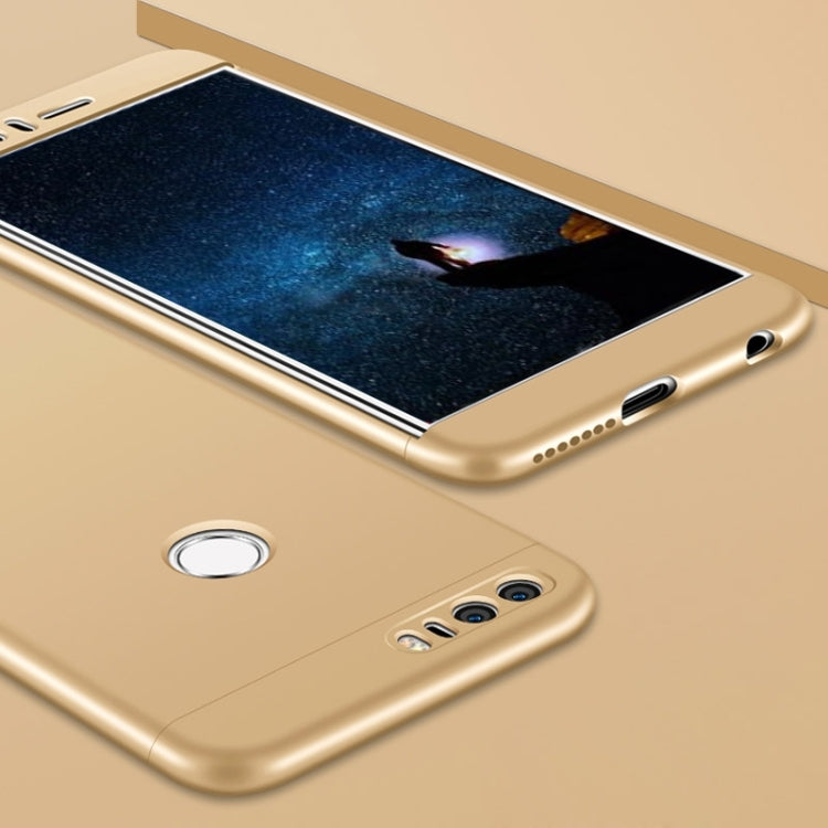 GKK for  Huawei Honor 8 PC Three - paragraph Shield 360 Degrees Full Coverage Protective Case Back Cover