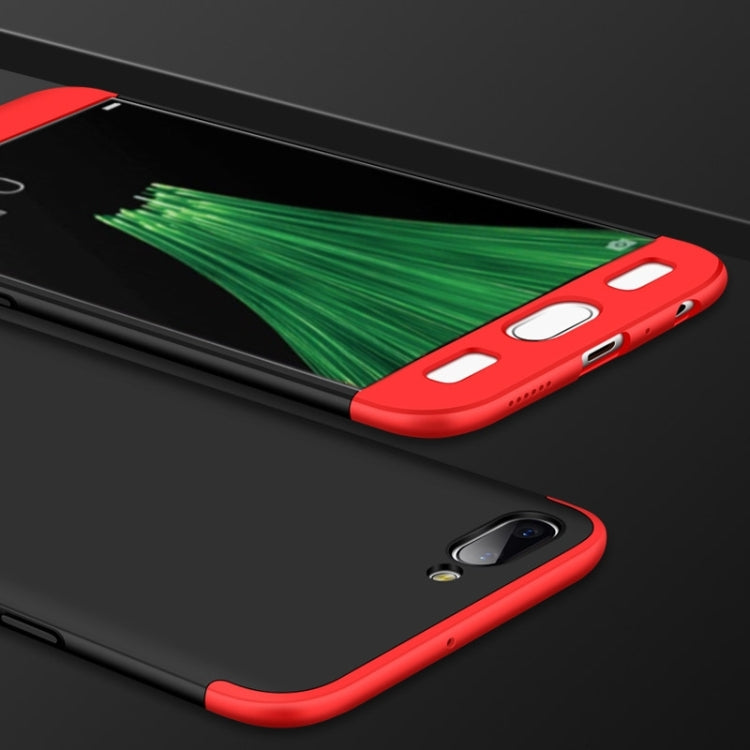 GKK For OPPO  R11 PC Three - paragraph Shield 360 Degrees Full Coverage Protective Case Back Cover