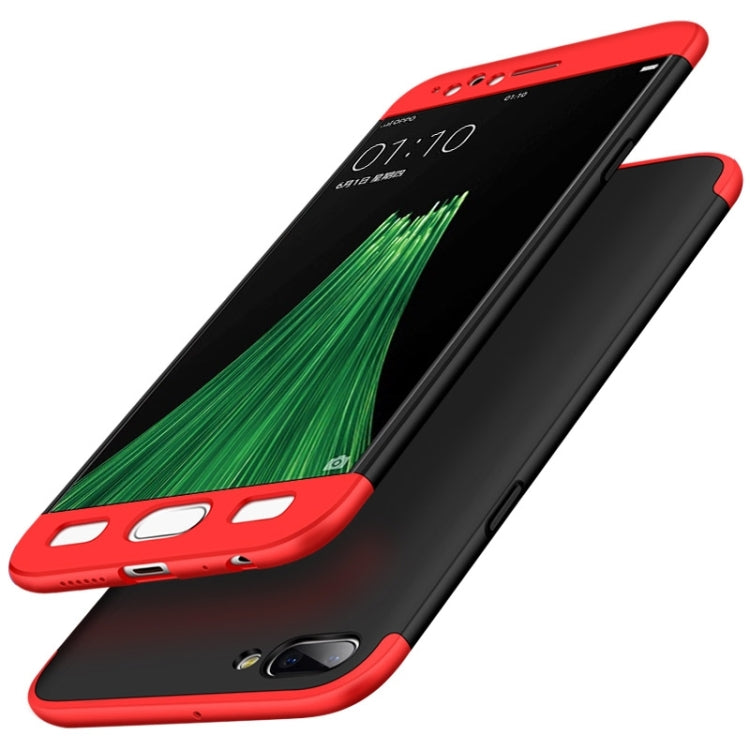 GKK For OPPO  R11 PC Three - paragraph Shield 360 Degrees Full Coverage Protective Case Back Cover