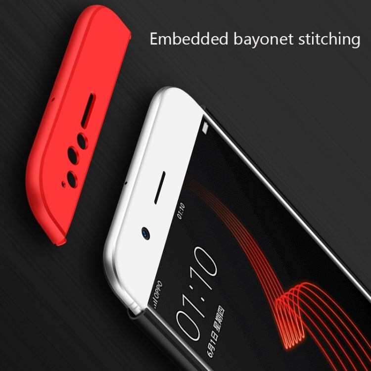 GKK For OPPO  R11 PC Three - paragraph Shield 360 Degrees Full Coverage Protective Case Back Cover