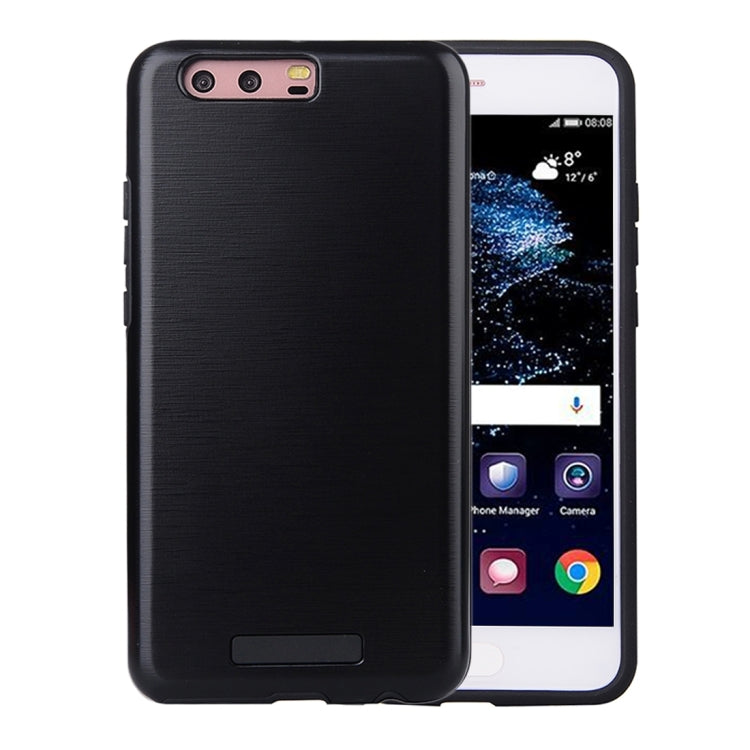 For Huawei  P10 Plus Metal Brushed Texture Protective Back Case
