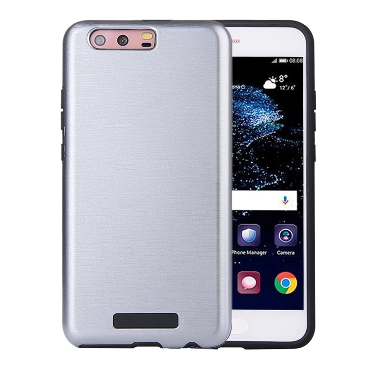 For Huawei  P10 Plus Metal Brushed Texture Protective Back Case