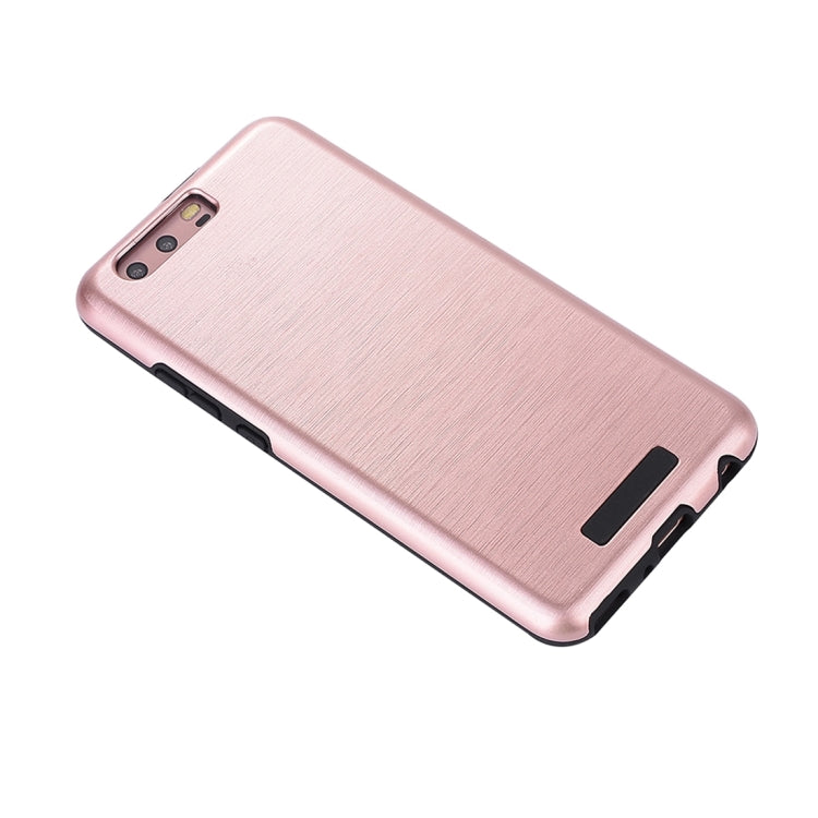 For Huawei  P10 Plus Metal Brushed Texture Protective Back Case