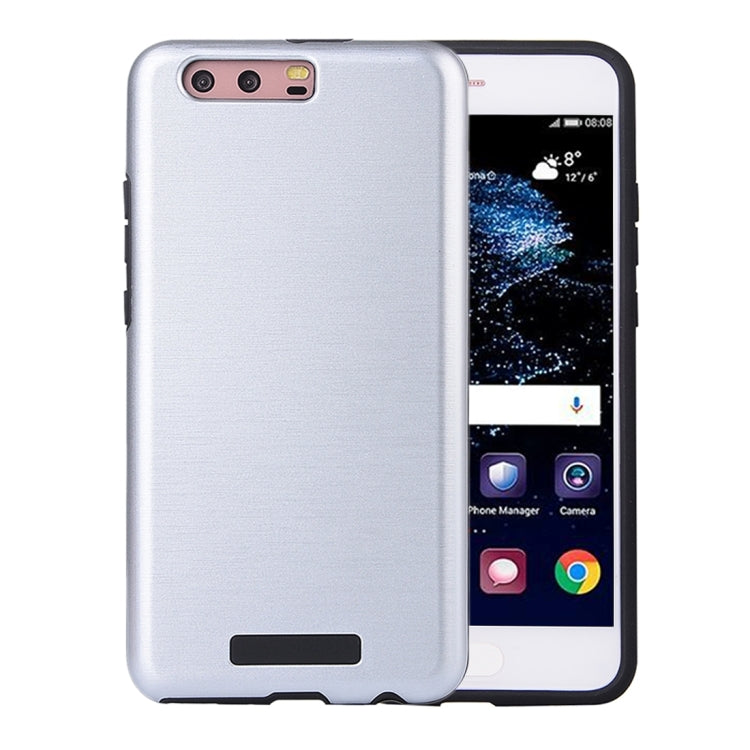 For Huawei  P10 Plus Metal Brushed Texture Protective Back Case