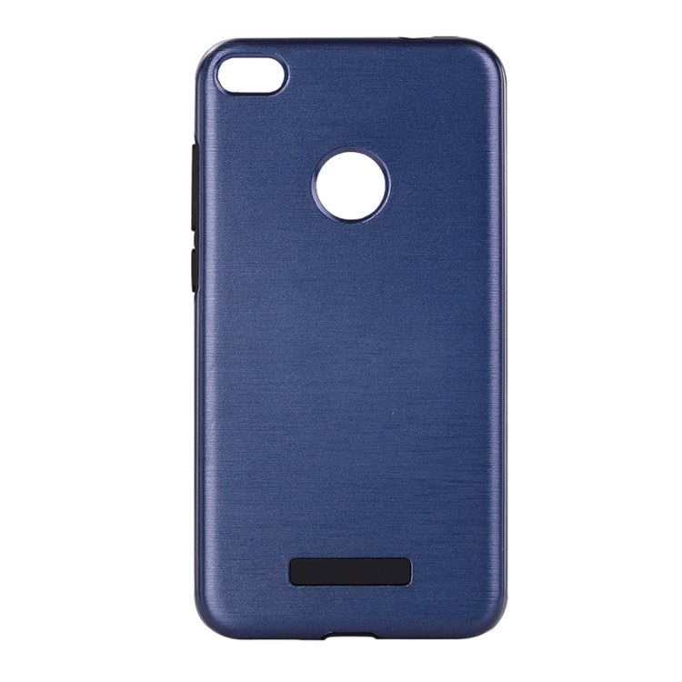 For Huawei  P8 Lite (2017) Metal Brushed Texture Protective Back Case