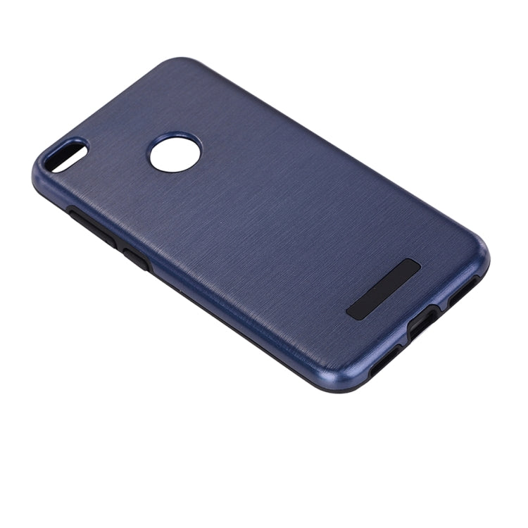 For Huawei  P8 Lite (2017) Metal Brushed Texture Protective Back Case