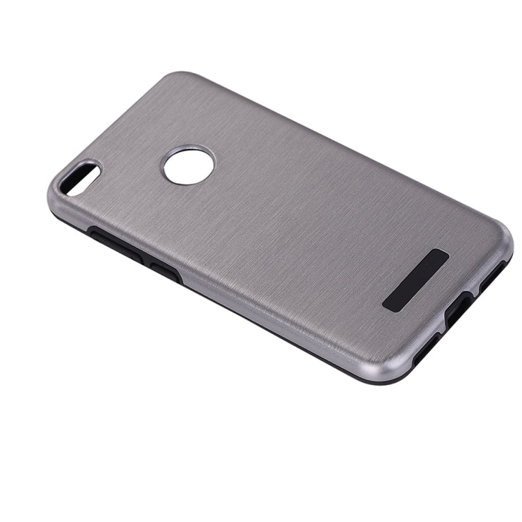 For Huawei  P8 Lite (2017) Metal Brushed Texture Protective Back Case