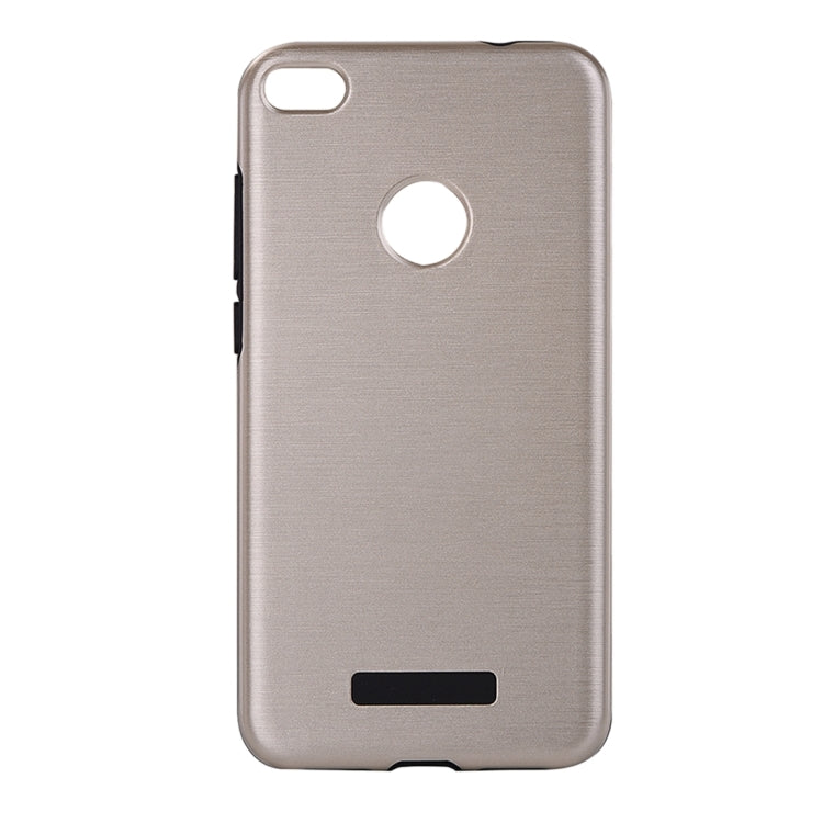For Huawei  P8 Lite (2017) Metal Brushed Texture Protective Back Case