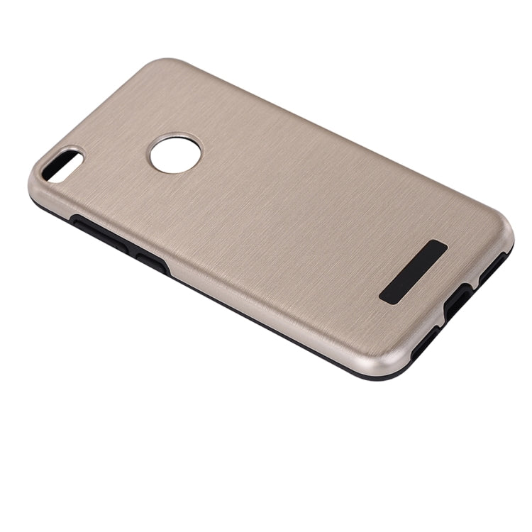 For Huawei  P8 Lite (2017) Metal Brushed Texture Protective Back Case