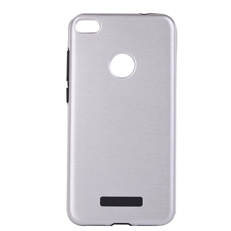 For Huawei  P8 Lite (2017) Metal Brushed Texture Protective Back Case