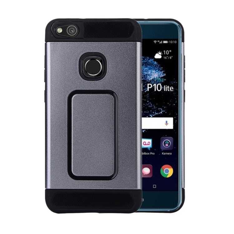 For Huawei  P10 Lite Detachable Metal Brushed Texture Protective Back Case