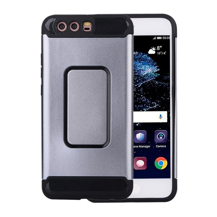 For Huawei  P10 Plus Detachable Metal Brushed Texture Protective Back Case