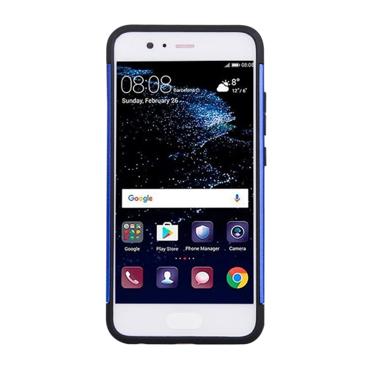 For Huawei  P10 Plus Detachable Metal Brushed Texture Protective Back Case