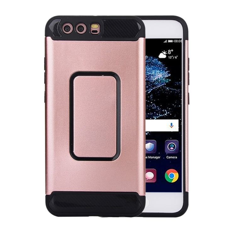 For Huawei  P10 Plus Detachable Metal Brushed Texture Protective Back Case