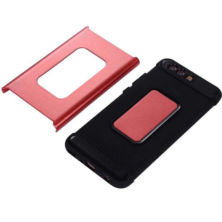 For Huawei  P10 Plus Detachable Metal Brushed Texture Protective Back Case