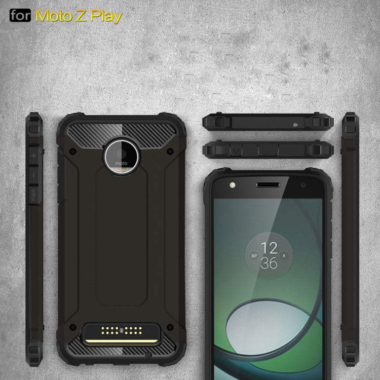 For Motorola Moto Z Play Armor TPU + PC Combination Case