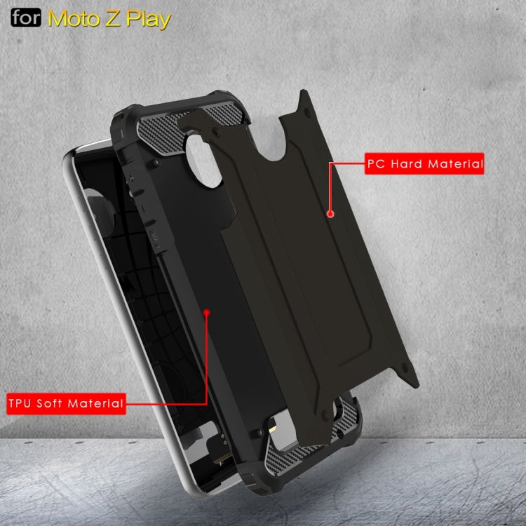 For Motorola Moto Z Play Armor TPU + PC Combination Case