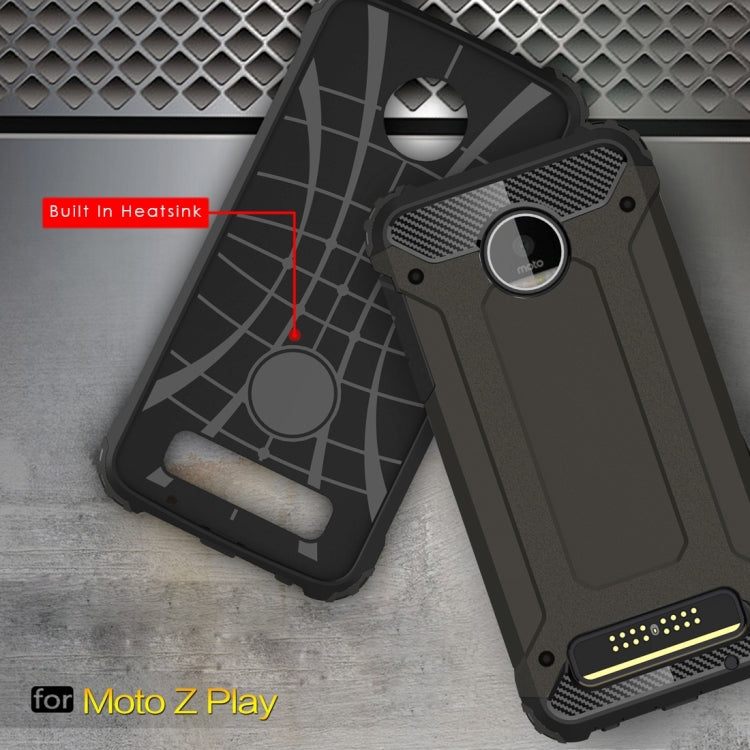 For Motorola Moto Z Play Armor TPU + PC Combination Case