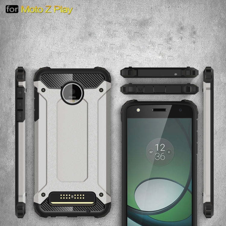 For Motorola Moto Z Play Armor TPU + PC Combination Case