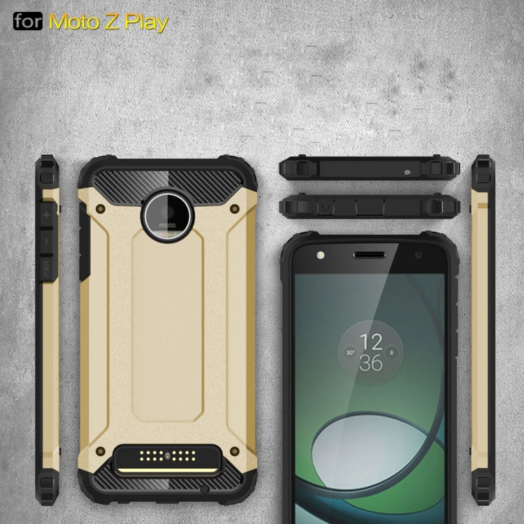For Motorola Moto Z Play Armor TPU + PC Combination Case