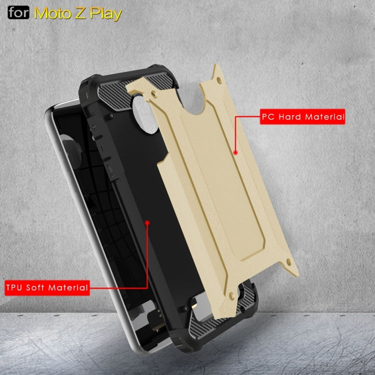 For Motorola Moto Z Play Armor TPU + PC Combination Case