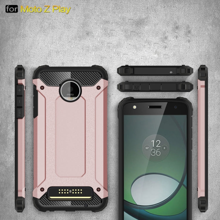 For Motorola Moto Z Play Armor TPU + PC Combination Case