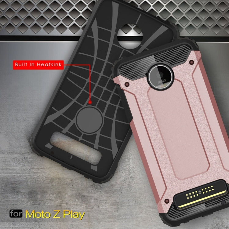 For Motorola Moto Z Play Armor TPU + PC Combination Case