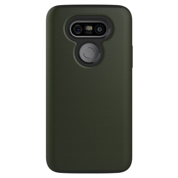 For LG G5 Simple Brushed Texture 2 in 1 PC + TPU Combination Protective Case