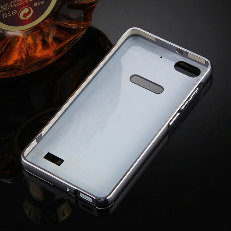 For Huawei  Honor 4C Mirror Push Pull Back Shell Cover + Electroplating Bumper Frame Protective Combination Case