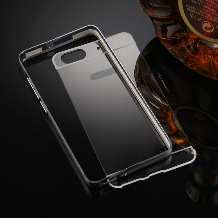 For Huawei  Honor 4C Mirror Push Pull Back Shell Cover + Electroplating Bumper Frame Protective Combination Case