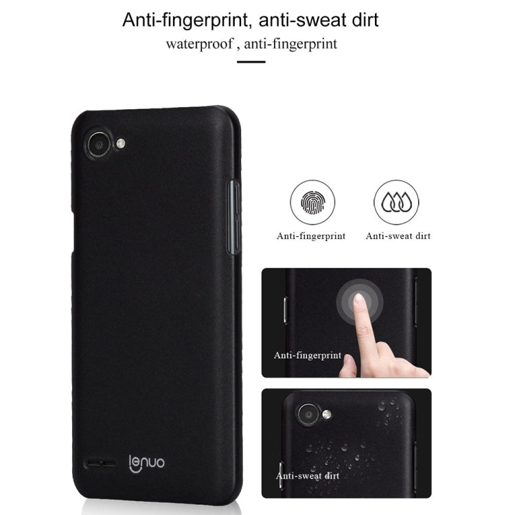 Lenuo for LG Q6 PC Ultra-thin Impact Protection Case (Gold)