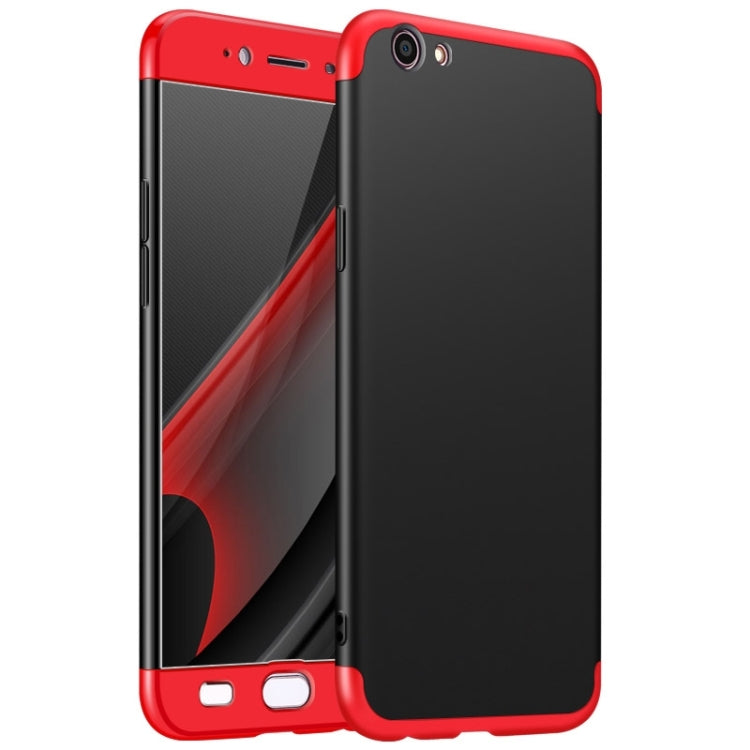 GKK For OPPO  A59 PC Three - paragraph Shield 360 Degrees Full Coverage Protective Case Back Cover