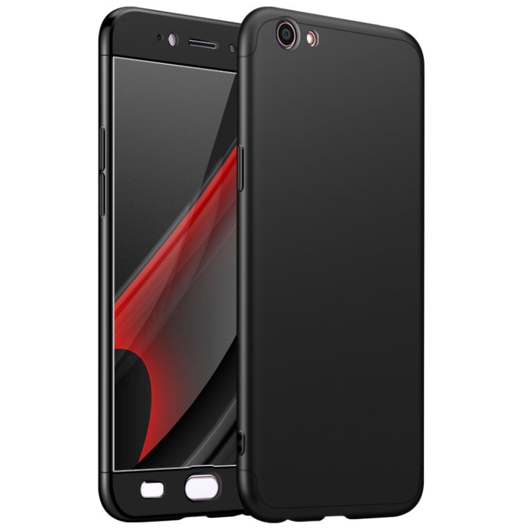 GKK For OPPO  A59 PC Three - paragraph Shield 360 Degrees Full Coverage Protective Case Back Cover