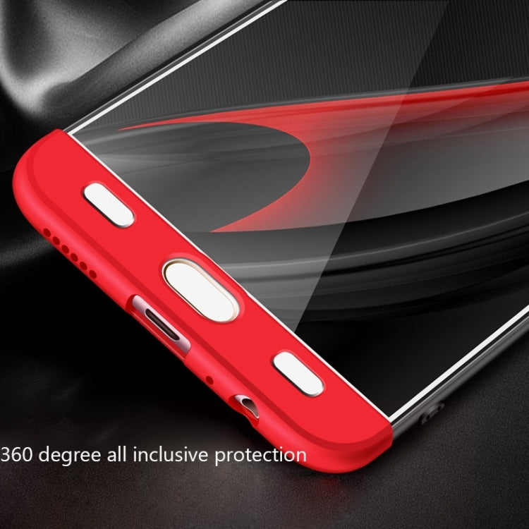 GKK For OPPO  R9s PC Three - paragraph Shield 360 Degrees Full Coverage Protective Case Back Cover