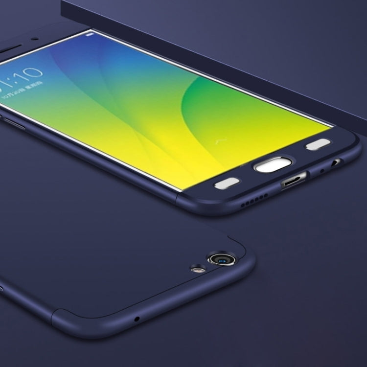 GKK For OPPO  R9s PC Three - paragraph Shield 360 Degrees Full Coverage Protective Case Back Cover