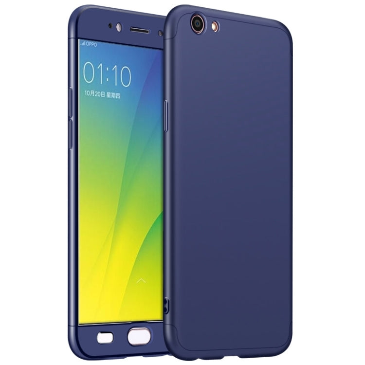 GKK For OPPO  R9s PC Three - paragraph Shield 360 Degrees Full Coverage Protective Case Back Cover