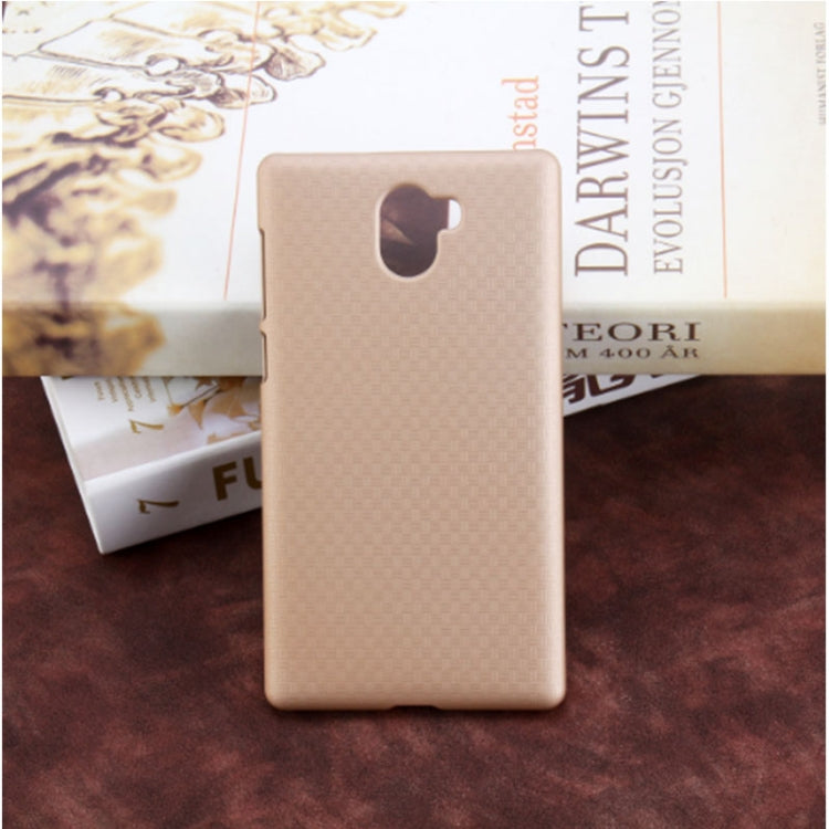Frosted Surface Painted PC Shell for LEAGOO KIICAA MIX (Gold)