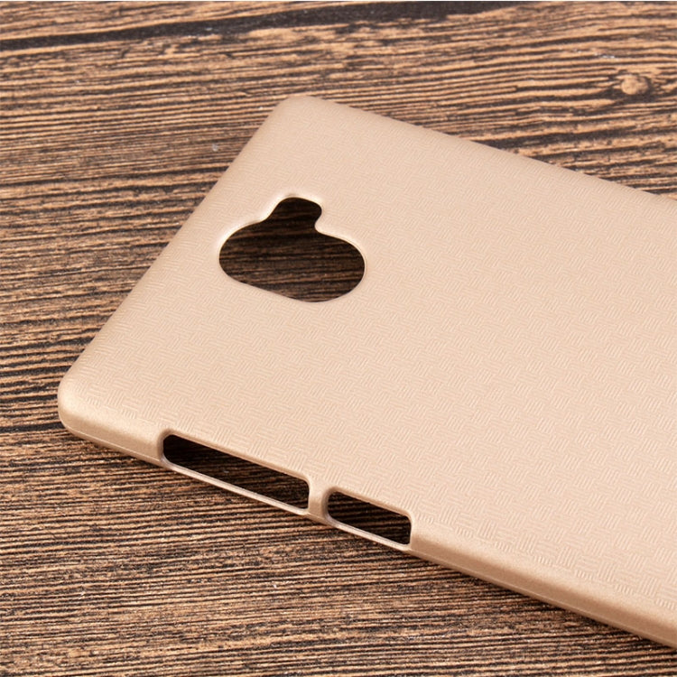 Frosted Surface Painted PC Shell for LEAGOO KIICAA MIX (Gold)