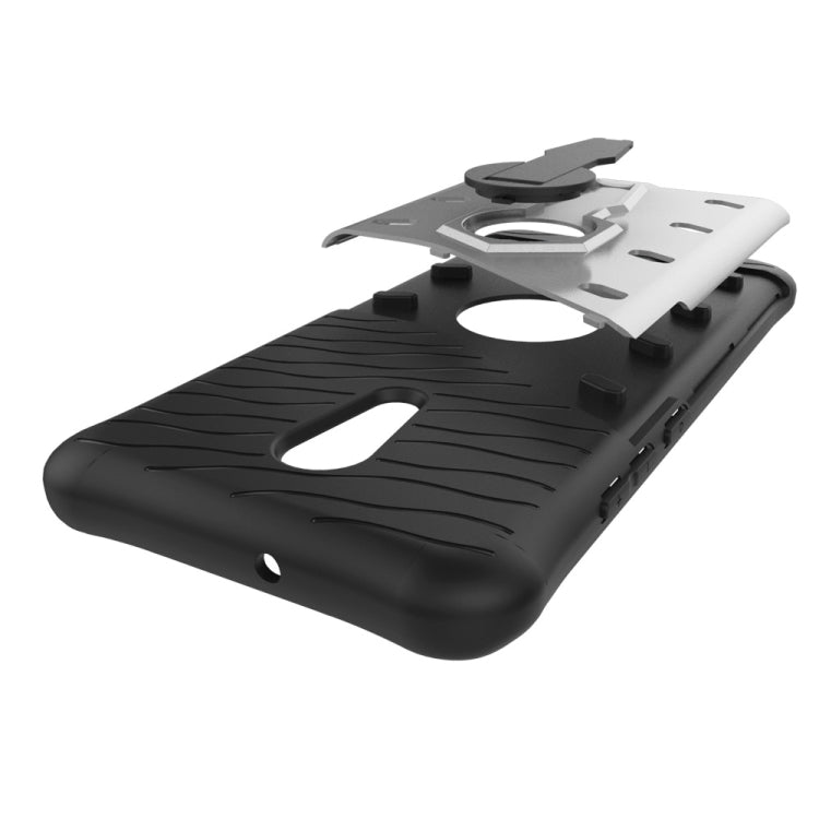 For Vivo  Xplay6 Shock-Resistant 360 Degree Spin Sniper Hybrid Case TPU + PC Combination Case with Holder