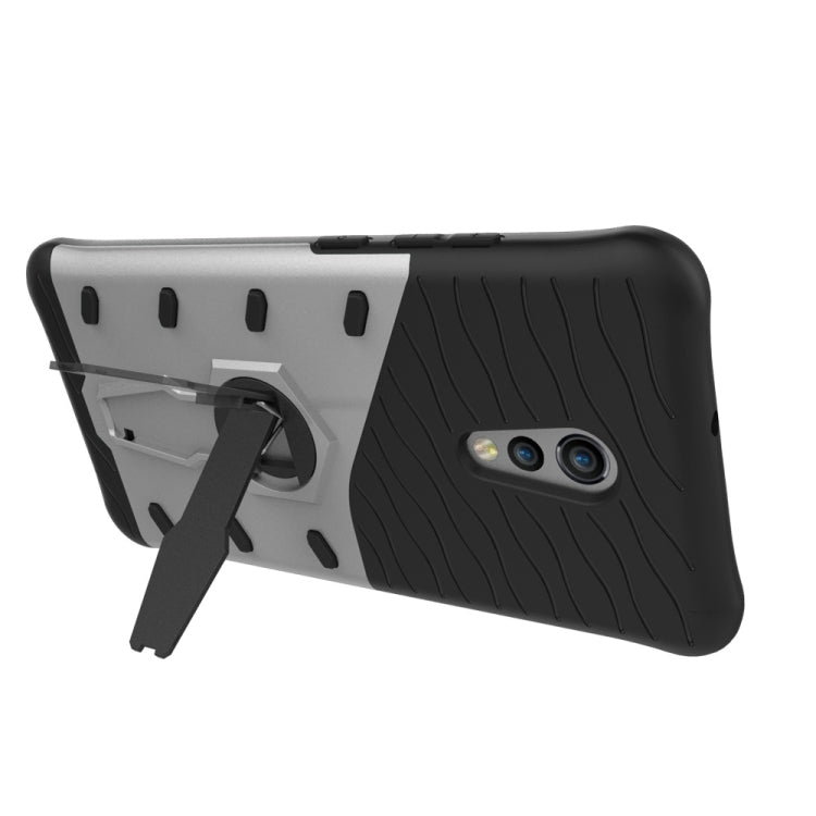 For Vivo  Xplay6 Shock-Resistant 360 Degree Spin Sniper Hybrid Case TPU + PC Combination Case with Holder